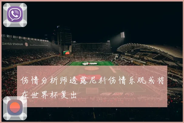 伤情分析师透露尼科伤情乐观或将在世界杯复出